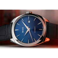 MIDO 美度 官方授權 Belluna 皇室藍機械錶 送禮推薦-40mm M0245071604100