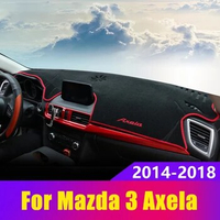 Car Dashboard Cover Mat Sun Shad Pad Instrument Panel Carpets ANti-UV For Mazda 3 BM Axela 2014 2015 2016 2017 2018 Accessories