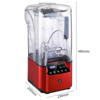 110V/220V Ice Smoothie Machine Commercial Food Mixer Fruit Smoothies Blender Silent Smoothe Maker Machine