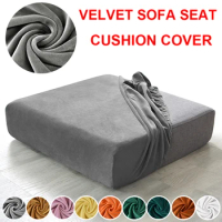 Super Velvet Sofa Cushion Cover Elastic Thick L Shape Corner Armchair Sofa Cover Slipcover Furniture Protector For Living Room