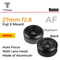 TTArtisan 27mm f2.8 Auto Focus APS-C Lens For Fuji X Mount Cameras X-S10 X-T4 X-E2S X-Pro3 X-E3 X-T200 X-T30