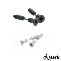 【A MARK】個性十字螺絲造型316L鈦鋼耳環(單只)