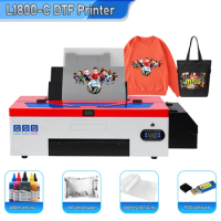 A3 DTF Printer Directly to Film Printer DTF Heat Transfer Film Printer For T-shirt Print T-shirt Printing Machine DTF Printer A3