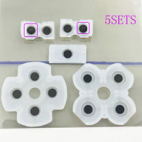 5sets Silicon Rubber Button Contact Pad Set for PS4 PlayStation 4 DualShock 001 011 030 040 050 Controller Buttons Touches