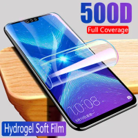 Protective on the For Huawei Y5 Y6 Y7 Y9 2018 Hydrogel Film Clear Screen Protector For Huawei Y9 2019 Film