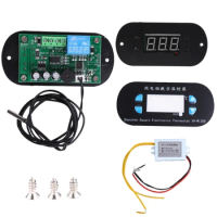 W1308 110V-220V Digital Thermostat Temperature Alarm Digital Temperature Alarm Controller Meter Electronic