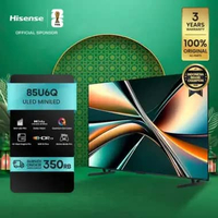Hisense TV 85U6Q Vidaa Smart TV ULED MiniLED 85 inch Dolby Vision & Atmos 144Hz VRR Game Mode Pro Be