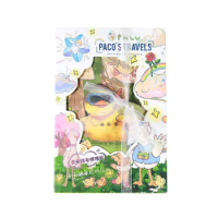 30 Pcs/Set Paco's Travels Series Postcard Cute Duck Forest Tour Message Greeting Cards Blessing Card