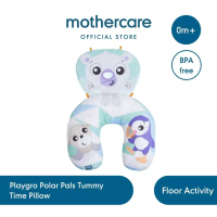 Mothercare Playgro Polar Pals Tummy Time Pillow - Bantal Main Anak (Arctic)