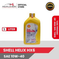 Oli Mobil Shell Helix HX6 10W-40 | Oli Mesin Mobil Bensin | Perlindungan Mesin Optimal & Tahan Panas