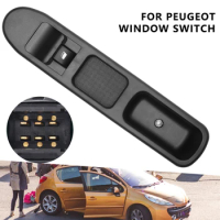 Car Interior Accessory Auto Window Car Door Handle Armrest Switch Driver Side Control Switch Panel for Peugeot 207 2006-2018