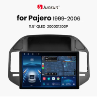 Junsun X7 PRO 11.5“ 2K AI Voice Wireless CarPlay Android Auto Car Radio for MITSUBISHI V73 PAJERO 2004-2011 Multimedia radio