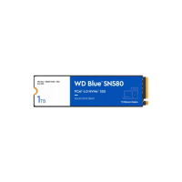 SOLID STATE DRIVE & M.2 WD WD SSD SN580 1TB BLUE NVME