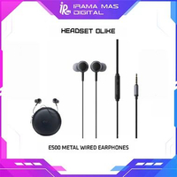 HEADSET - E500 METAL WIRED EARPHONES