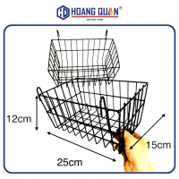 Rổ Treo Lưới Dài 25cm 50cm Loại Dày Rổ Treo Phụ Kiện Decor Trang Trí Bày Trí Hàng Hóa Kệ Siêu Thị