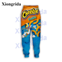 Novelty Hot Cheetos Food Puffs Pants 3D Printed High Quality Sweatpants Men Female Harajuku All Over Print Unisex Trousers S-5XL