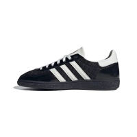【adidas 愛迪達】Adidas Handball 小香風 菱格紋 黑白 亮面 運動鞋 休閒鞋 男鞋 JP5669