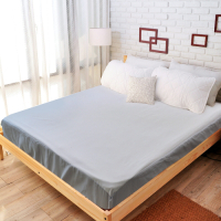 亞曼達Amanda 100%防水透氣抗菌保潔墊 -床包式雙人 (灰色)