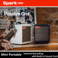 Positive Grid Spark Mini Guitar Amplifier, Electric, Bass and Acoustic Guitar Amp (Spark Mini)