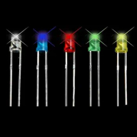 F3 3mm LED LED light emitting diode box 500PCS 100 PCS per color 5 colors total 500PCS