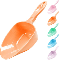 MelamineFood Measuring Scoop 1 Cup 1/2 Cup 1/4 Cup with Clear Measurement Lines for Dog Cat Bird and