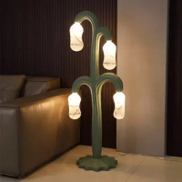 Cactus Eye Protection Lamp Modern Simple Designer Model Room Villa Living Room Bedroom Floor Lamp