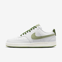 Nike Court Vision LO [FJ5480-100] 男 休閒鞋 運動 經典 皮革 透氣 低筒 白 抹茶綠