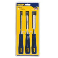 Hot Sale Irwin M444 Blue Chip Bevel Edge Chisels 3Pcs Set#M444/S3