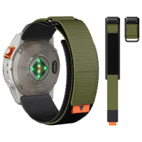 QuickFit 22mm 26mm Sport Nylon Watch Band For Garmin Fenix 7X 7 Pro 6 6X 5X/Epix Pro Gen 2 51mm 47mm Strap Bracelet Accessories