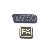 1pcs FX and D750 front logo Model plate Nameplate repair parts For Nikon D750 SLR