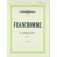【學興書局】Franchomme Capricen Op.7 Violoncello 大提琴 110年度音樂比賽指定曲