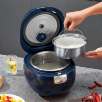 Uncoated Low Sugar Rice Cooker for Household Rice Soup Separation and Reducing Sugar Rice Cooker 304 Stainless Steel Inner Tank