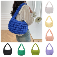 Korean Bags Women Cloud Pleated Large-Capacity Shoulder Underarm Bag Women Casual Fashion Lightweight Dumpling Bag For Women