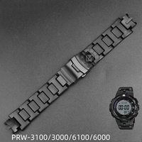 Plastic Steel Composite Watchband for Casio Protrek PRW 6000 Strap PRW-3000 / 3100 / 6000 /6100Y Bracelet Mens Sports Watch Band