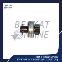 NDA Bendix Stater Toyota KF-60/70 7K BENSIN 28011-70020 [9T]