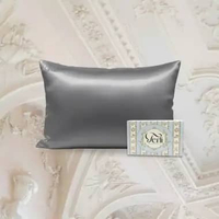 Sarung Bantal Cinta PREMIUM Satin Silk Bedsheet King Size Terlibeauty Grey