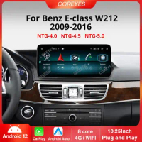 COREYES 10.25" Android 12 Car Radio For Mercedes Benz W212 2009-2016 Carplay Stereo Multimedia Player GPS 1920*720P BT HU