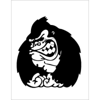 stiker kingkong - cuting sticker kingkong Paper Stationery