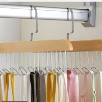 不鏽鋼內衣吊帶領帶收納架波浪衣架宿舍學生衣櫃多層家用晾曬神器