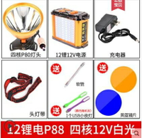 LED頭燈鋰電P70強光充電超亮遠射釣魚燈分體式頭戴手電筒氙氣礦燈