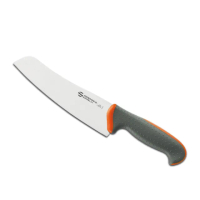 【SANELLI AMBROGIO 山里尼】TECNA系列 中式主廚刀 18CM 柑橘色 片刀(義大利製 義大利設計止滑柄)