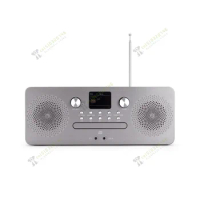 Speaker Bluetooth Retro Wooden Desktop High 30W CD Player Plug-In Speaker Bluetooth MP3 Player with Remote Control
