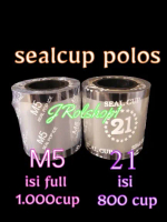 Cup Lid Sealer / tutup plastik cup Roll Lid POLOS 21 1000cup