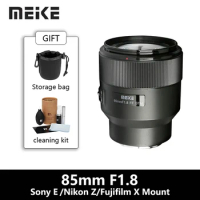 Meike 85mm F1.8 Auto Focus Medium Telephoto STM Full Frame Portrait Lens for Nikon Z Fujifilm X Sony E Canon Mount Cameras