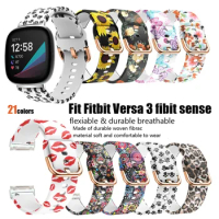 Silicone Strap for Fitbit Versa 3 4 Sense 2 Band Replacement Wrist belt for Fitbit versa 3 Smart Watch Bracelets Accessories