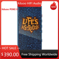 Xduoo Poke II HIFI Audio Balanced Headphone Amplifier Pocket Full-featured Portable DAC AMP USB Support bluetooth 5.0 DSD256