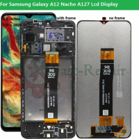 6.5''For Samsung Galaxy A12 Nacho LCD A127F A127M A127U LCD Display Touch Screen Digitizer Assembly For Samsung A127 LCD