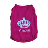 DY Loving-Shihtzu pakaian haiwan peliharaan, baju poodle wanita, kemeja-t puteri, kemeja-t corak mah