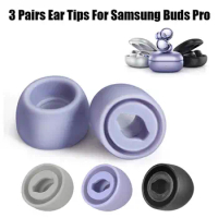 6Pcs/3Pairs Anti-drop Eartips Earplug Replacement Ear Tips Ear Cap Silicone For Samsung Galaxy Buds Pro