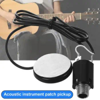 Electric Guitar Pickup Wear-Resistant Easily Install with Audio Jack Sound Piezo Amplifier Transducer Stick Pickup